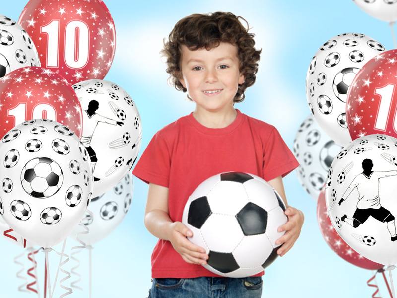 Opakowanie balonów Piłki Nożne 30 cm