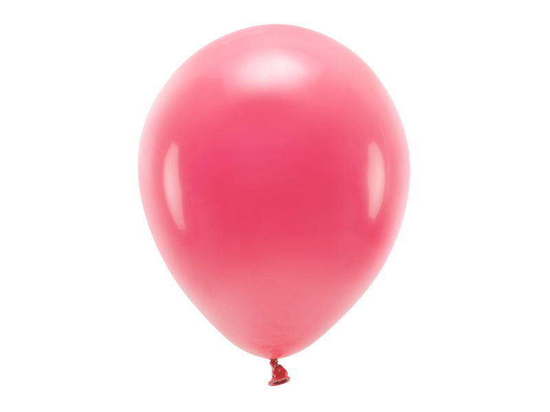 Balony Eco pastelowe jasny czerwony 30cm - opakowanie