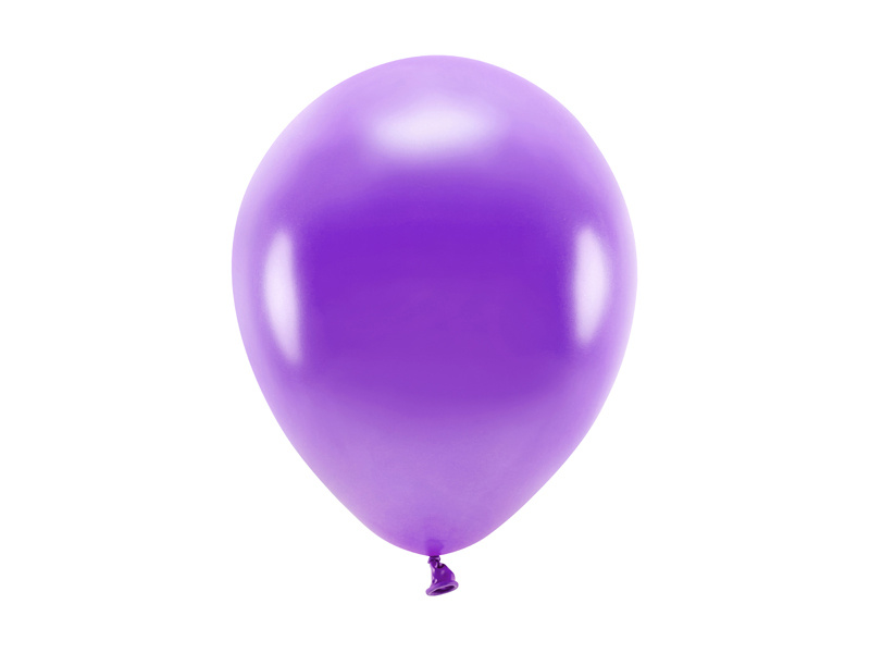 Balony Eco 26cm metalizowane fioletowe