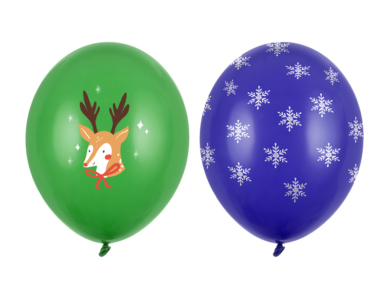 Balony Merry Christmas 30 cm zestaw