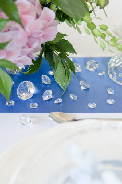 Diamentowe konfetti bezbarwne 12mm - zdjęcie 3