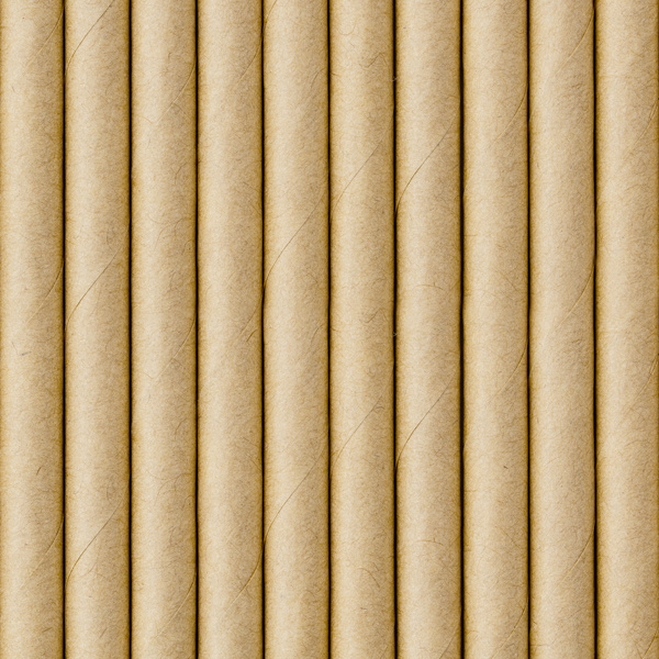 Słomki papierowe kraft 19,5cm - opakowanie 250 sztuk