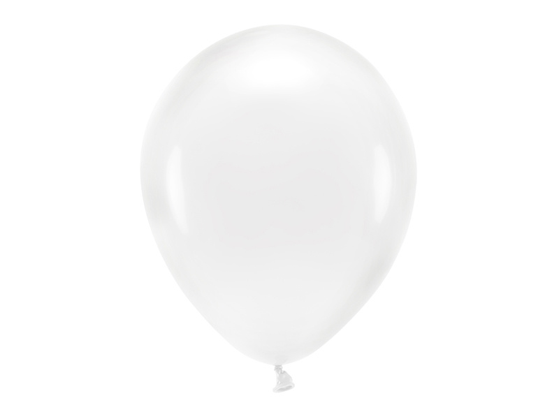 Balony Eco 30cm transparentny - opakowanie