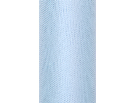 Tiul gładki, błękit, 0,3 x 9m