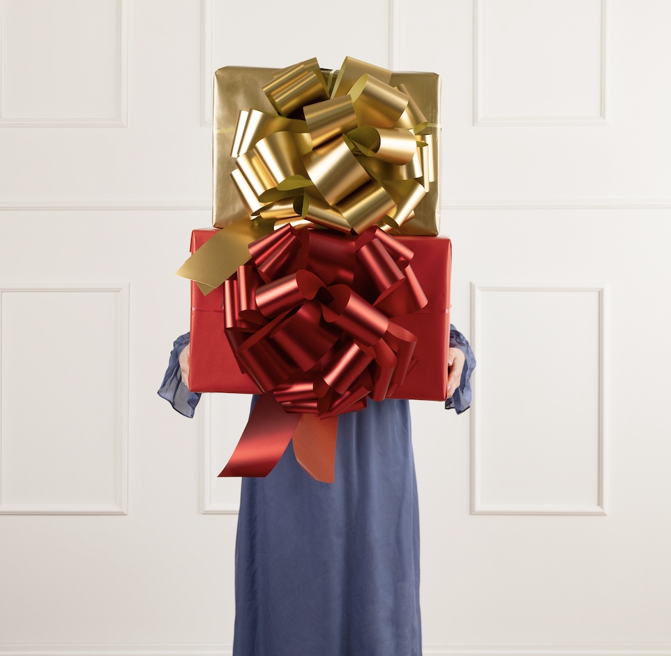 Kokarda dekoracyjna DIY czerwona 40 cm - gotowa dekoracja