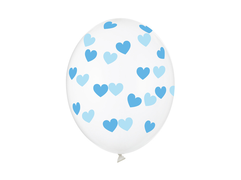 Balony Crystal Clear Serduszka – opakowanie