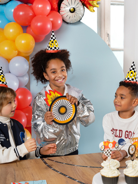 Kolorowe talerzyki Koło – przykładowe zastosowanie