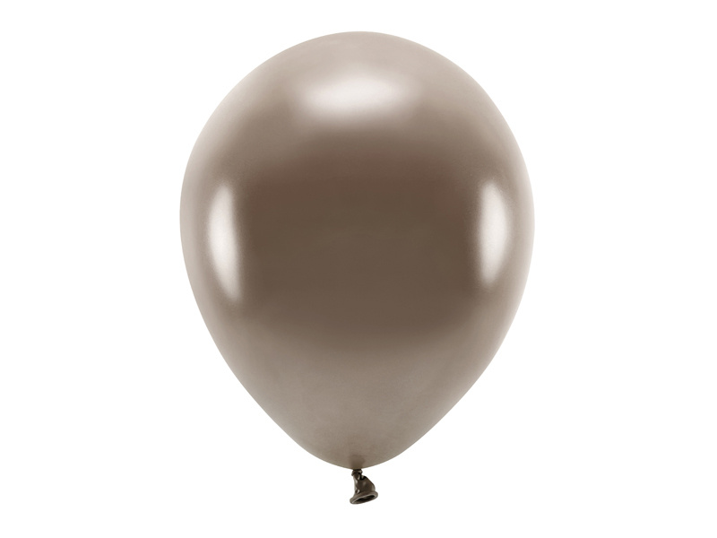 Balony Eco 30cm metalizowane brązowy