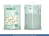 Balony Eco 30cm metalizowane, biały (1 op. / 100 szt.)