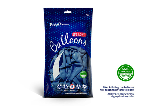 Balony Strong 27cm, Pastel Corn. Blue (1 op. / 100 szt.)