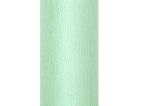 Tiul gładki, mięta, 0,15 x 9m (1 szt. / 9 mb.)