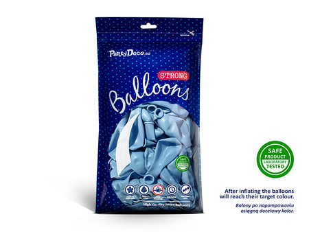 Balony Strong 27cm, Metallic Baby Blue (1 op. / 50 szt.)