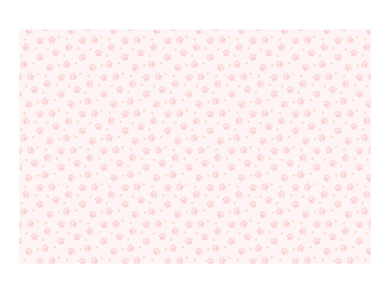 Obrus papierowy Łapki, mix, 180x120 cm - zdjęcie 1