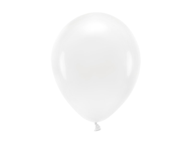 Balony Eco pastelowe białe 26 cm – opakowanie