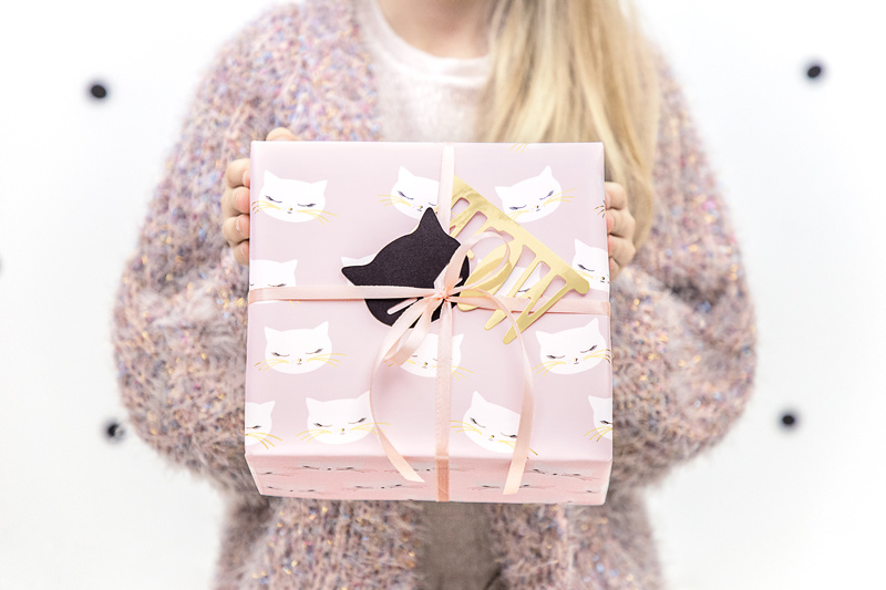 Papier do pakowania Kotek – przykładowe aranżacje