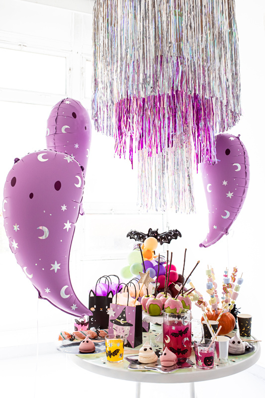 Balon foliowy Duch – aranżacja z innymi balonami