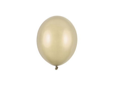 Balony Strong 12 cm, Metallic Cold Gold (1 op. / 100 szt.)