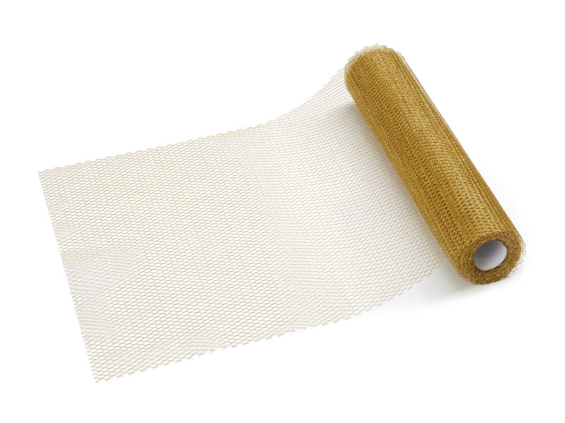 Bieżnik siatka złoty 0,36 x 9 m