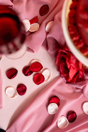 Płatki róż w woreczku, różowe (1 op. / 100 szt.)