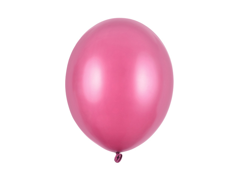 Balony Strong 30 cm Metallic Hot Pink - opakowanie 100 sztuk