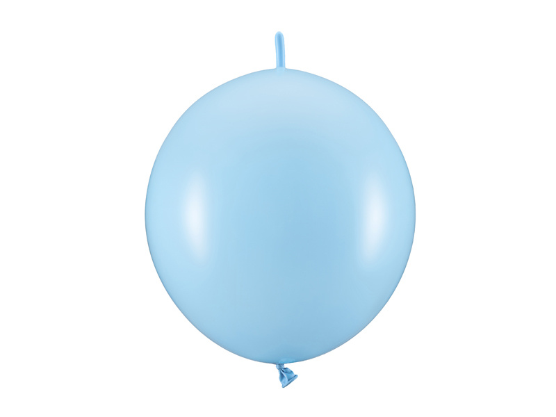 Balony z łącznikiem 28cm Pastel Baby Blue
