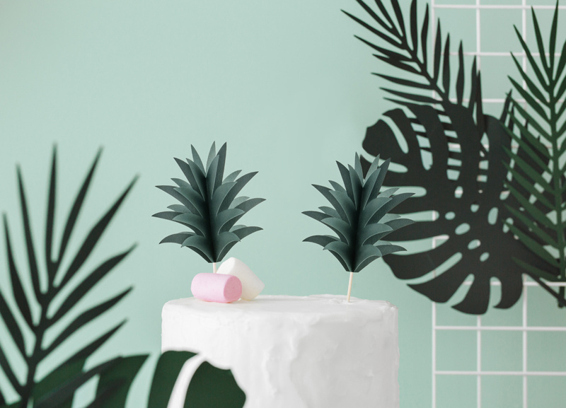 Dekoracje do muffinek Aloha Ananasy – inspiracje do użycia