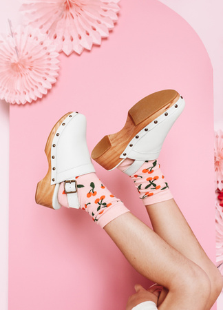 Skarpetki Wisienki, mix, 31-34