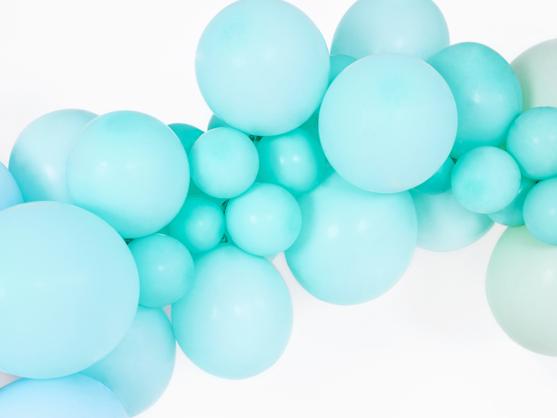 Balony Pastel Light Green 27cm - zbliżenie koloru