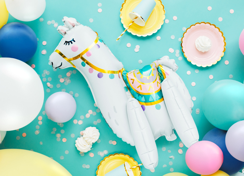 Balony Eco 30cm pastelowe, biały – zdjęcie 5
