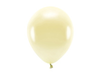 Balony Eco 26cm metalizowane, słomkowy (1 op. / 100 szt.)