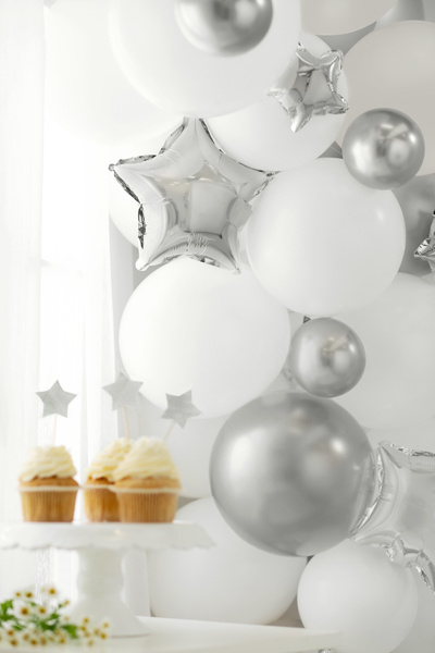Balony Glossy 12 cm – przykładowe zastosowanie w dekoracji