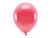 Balony Eco 30cm metalizowane, jasny czerwony (1 op. / 100 szt.)