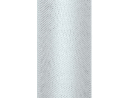 Tiul gładki, szary, 0,15 x 9m (1 szt. / 9 mb.)
