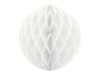 Kula bibułowa, biały, 40cm