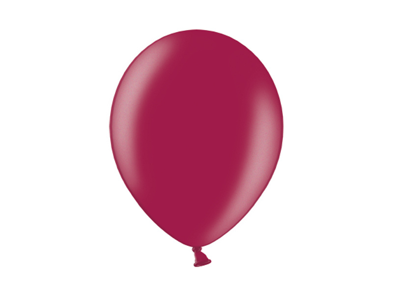 Balony Metallic Plum 27 cm – opakowanie 100 sztuk