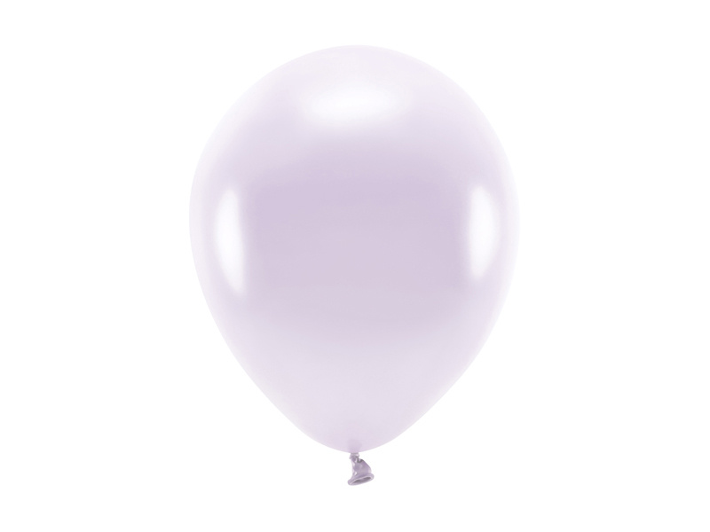 Balony Eco 26cm metalizowane liliowy – opakowanie 100 sztuk
