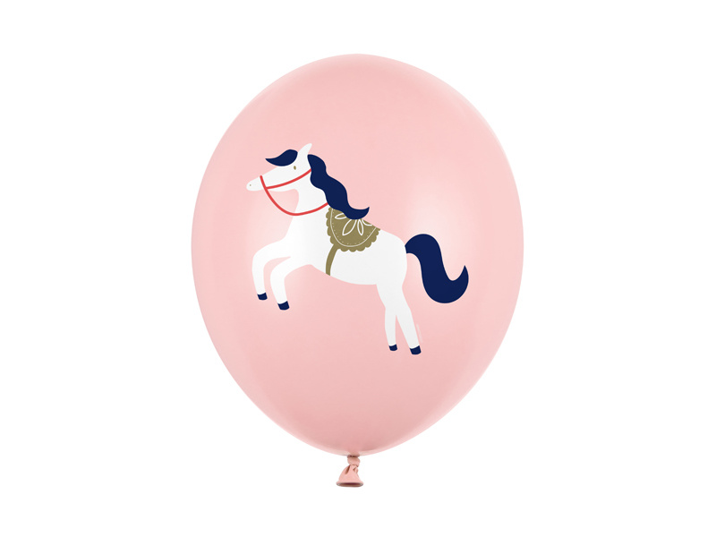 Balony Konik Pastel Pale Pink 30 cm - opakowanie