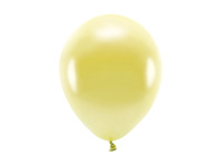Balony Eco 26cm metalizowane, jasny złoty (1 op. / 100 szt.)