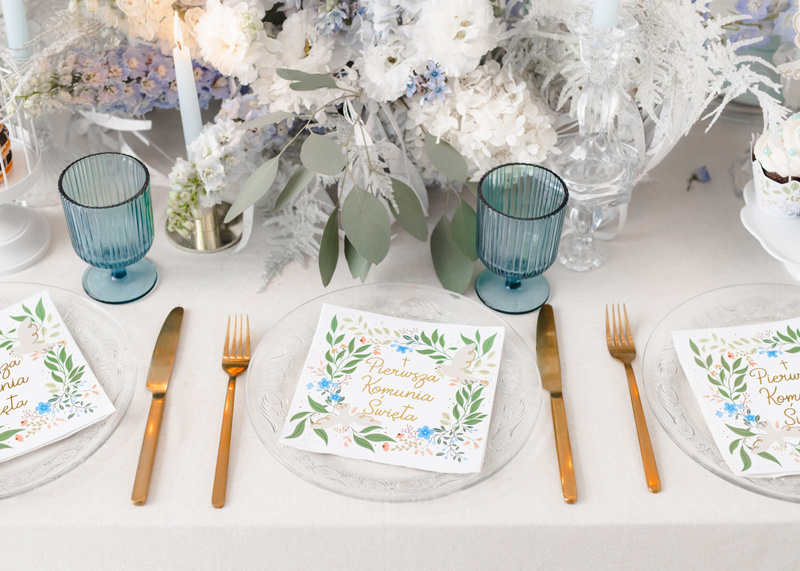 Serwetki komunijne w opakowaniu