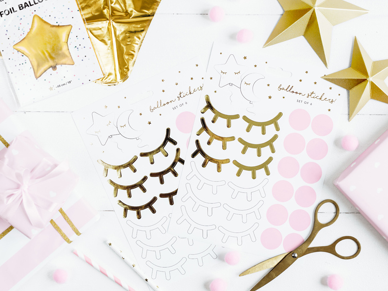 Naklejki party Little Star - przykładowe użycie