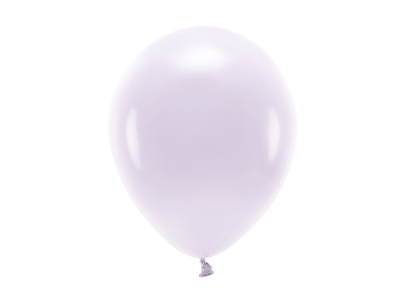 Balony Eco 26cm pastelowe jasny liliowy opakowanie