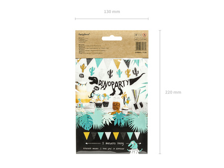 Girlanda Dinozaury - Flagietki, 1,3m