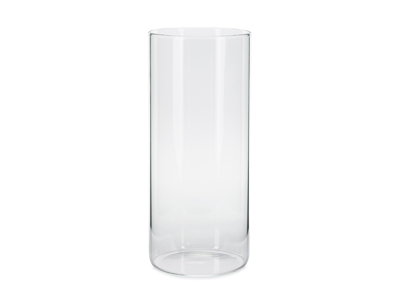 Szklana tuba na świece 10x23cm - zdjęcie 1