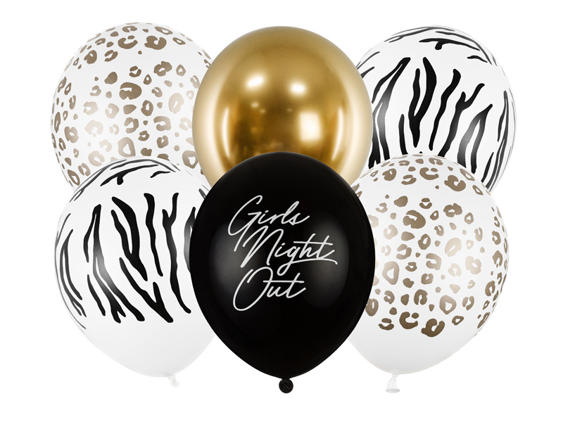 Balony Girls Night Out 30 cm – zestaw 6 sztuk