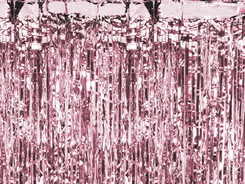 Kurtyna Party różowe złoto 100x200cm