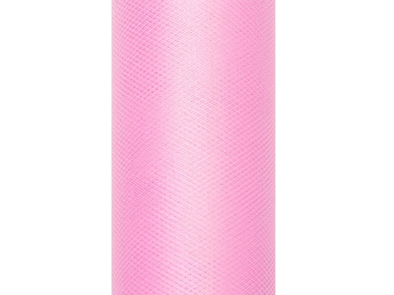 Tiul gładki jasnoróżowy 0,3 x 9m – na szpulce