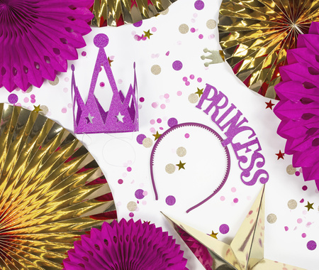 Konfetti Gwiazdki, złoty, 10mm, 30g