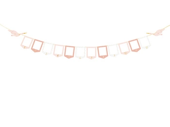 Girlanda na zdjęcia - Bocian, 10.5x15 cm, mix