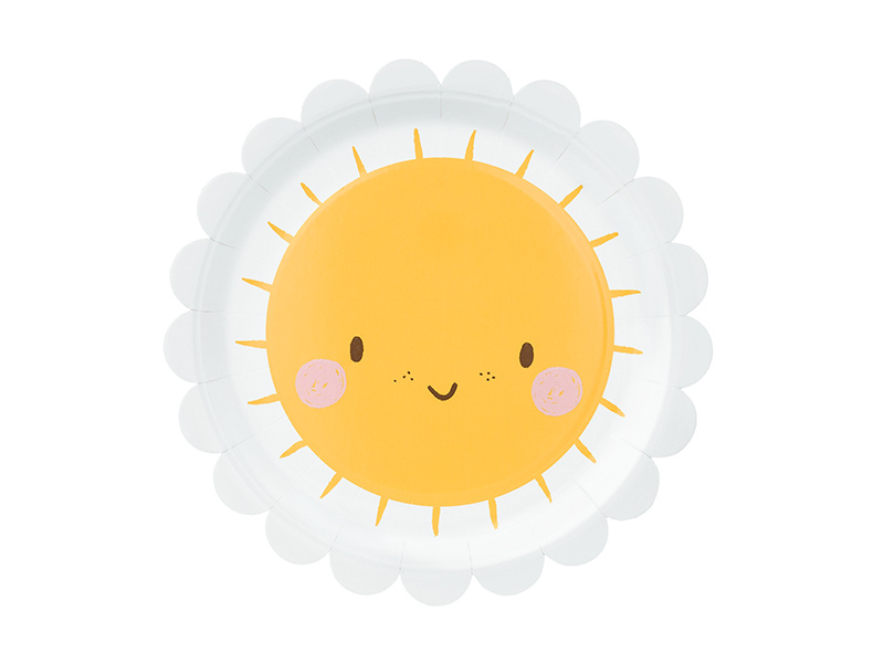 Talerzyki Słoneczko mix kolorów