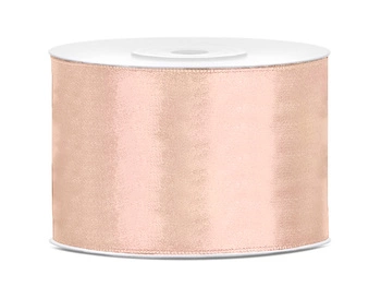 Tasiemka satynowa, j.brzoskwinia, 50mm/25m